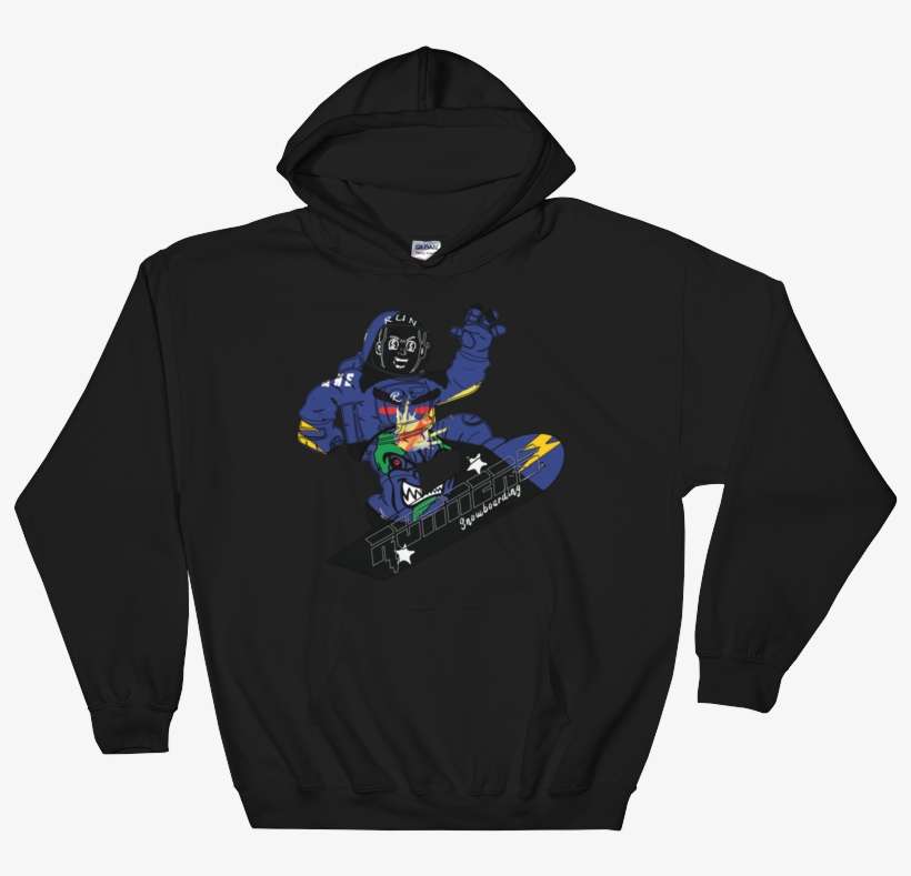 Escape Society Spaceman Hoodie With Left Arm Print, transparent png download