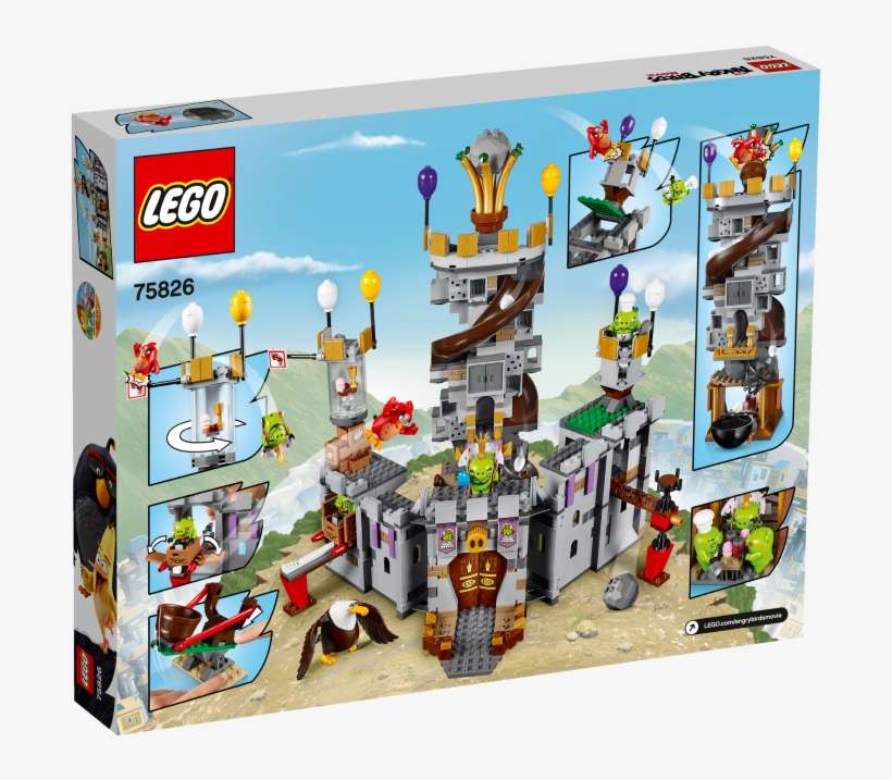 Lego Angry Birds King Pigs Castle, transparent png download