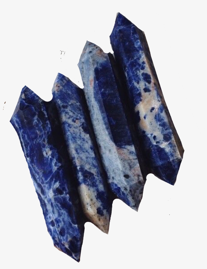 Blue Rock Crystal Stone Gem Polyvore Moodboard Filler, transparent png download