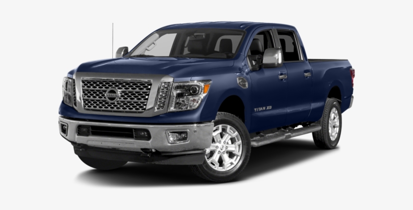 2017 Nissan Titan Xd Gas Crew Cab Sl Side Front View, transparent png download