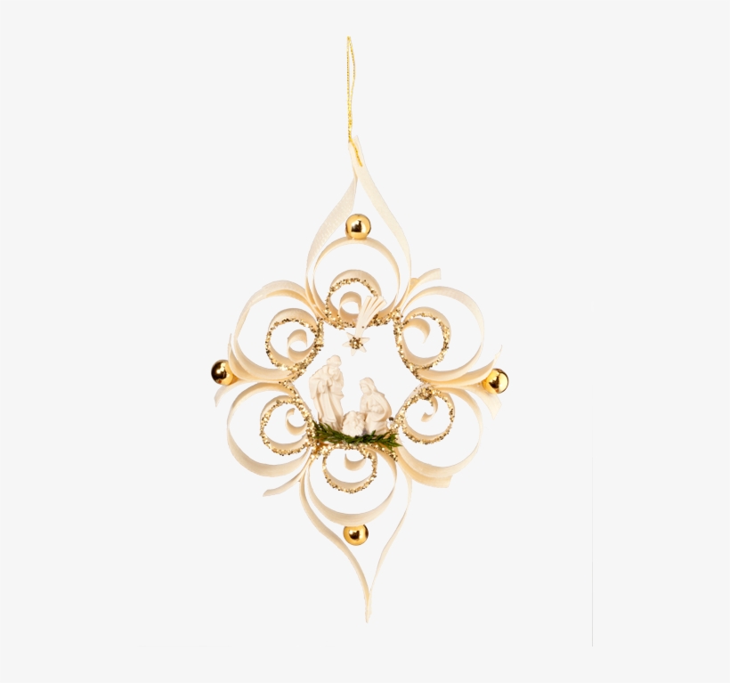 Holy Family Centered In This Ornament Made Of Wood, transparent png download