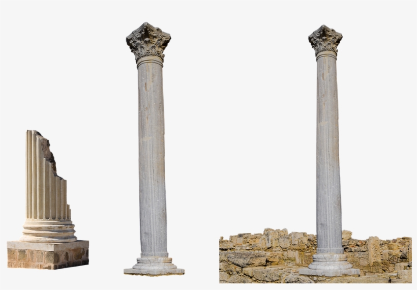 Columnar, Ruin, Old, Archaeology, Decorated, Stone, transparent png download