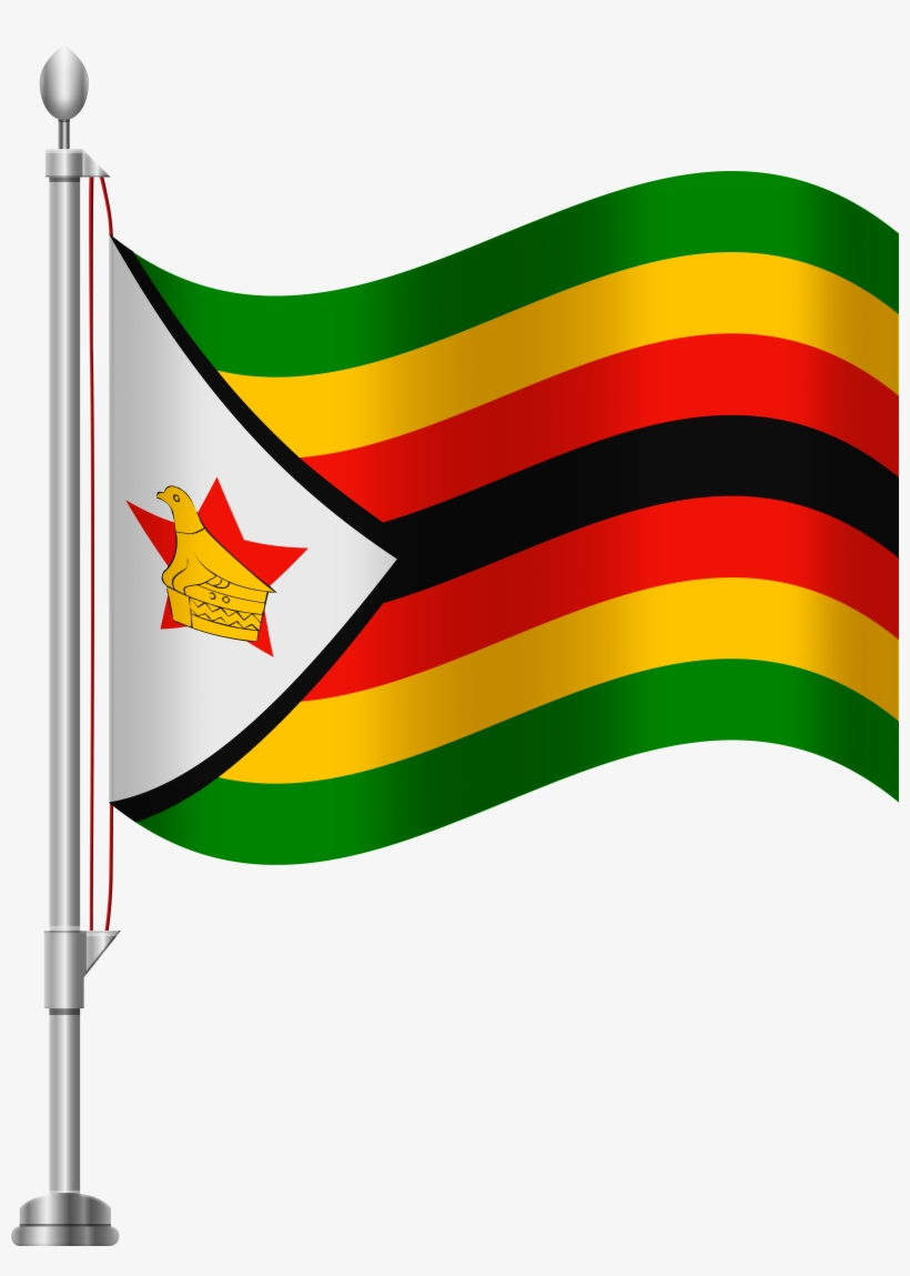 Zimbabwe Flag Png Clip Art, transparent png download