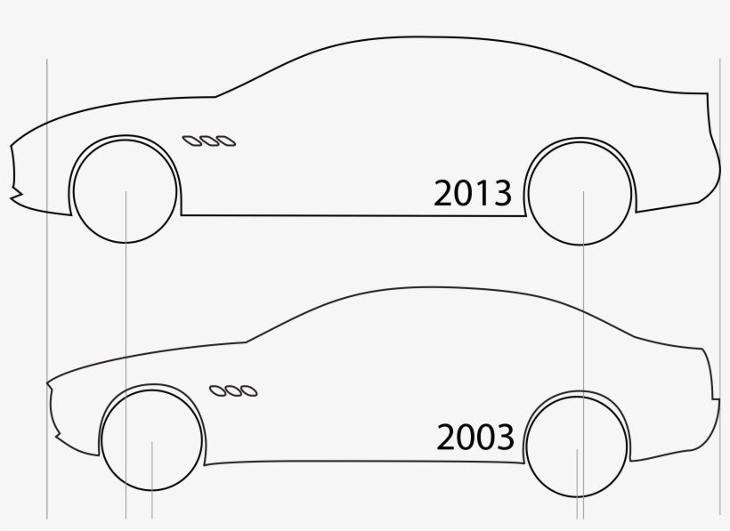 File - " 13 - Italy - Maserati Quattroporte - Size - Quattroporte Generazioni, transparent png download
