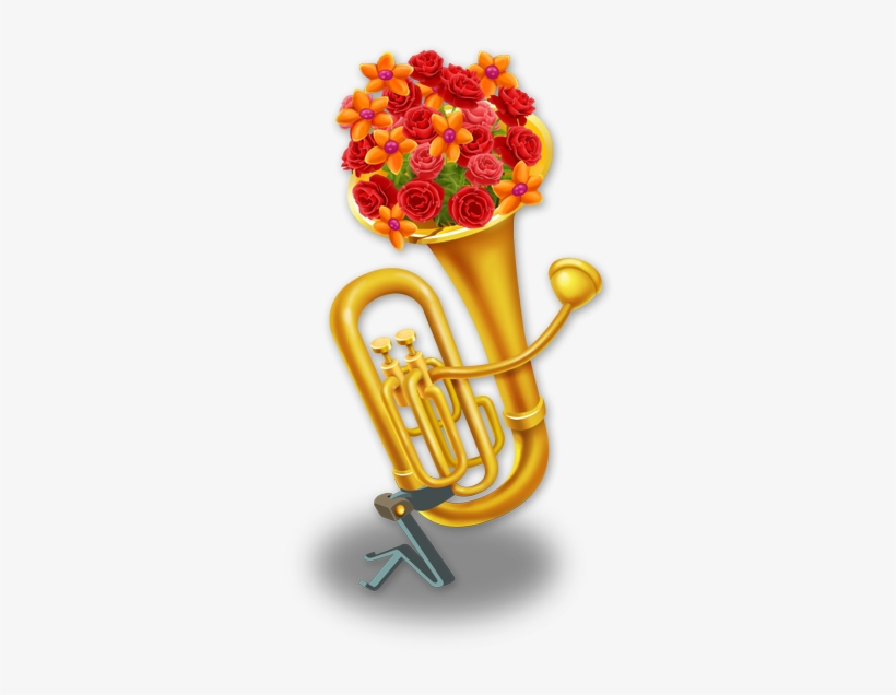 Tuba - Trumpet, transparent png download