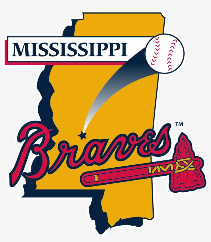 Mississippi Braves Logo - Ms Braves Logo, transparent png download
