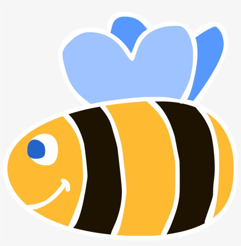 Bee Clipart 5 Animated Bee Clip Art Clipartcow - Simple Clipart, transparent png download