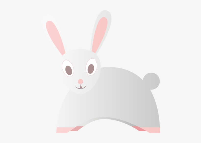 Rabbit Clipart Art And Craft - Cartoon, transparent png download