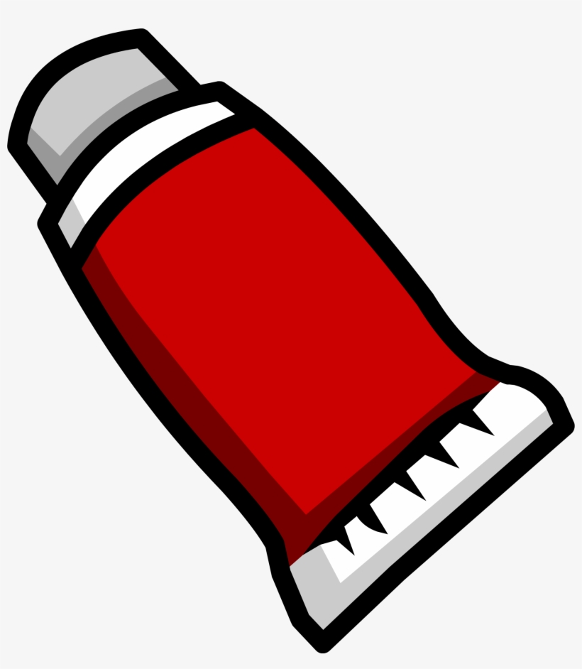 Red Face Paint - Club Penguin Red Face Paint, transparent png download