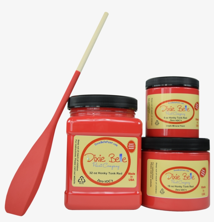 Honky Tonk Red Chalk Mineral Paint - Dixie Belle Paint Company Chalk Finish Furniture Tree, transparent png download