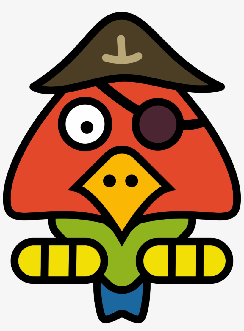 Pirate Parrot Pittsburgh Pirates Beak - Pirate Parrot, transparent png download