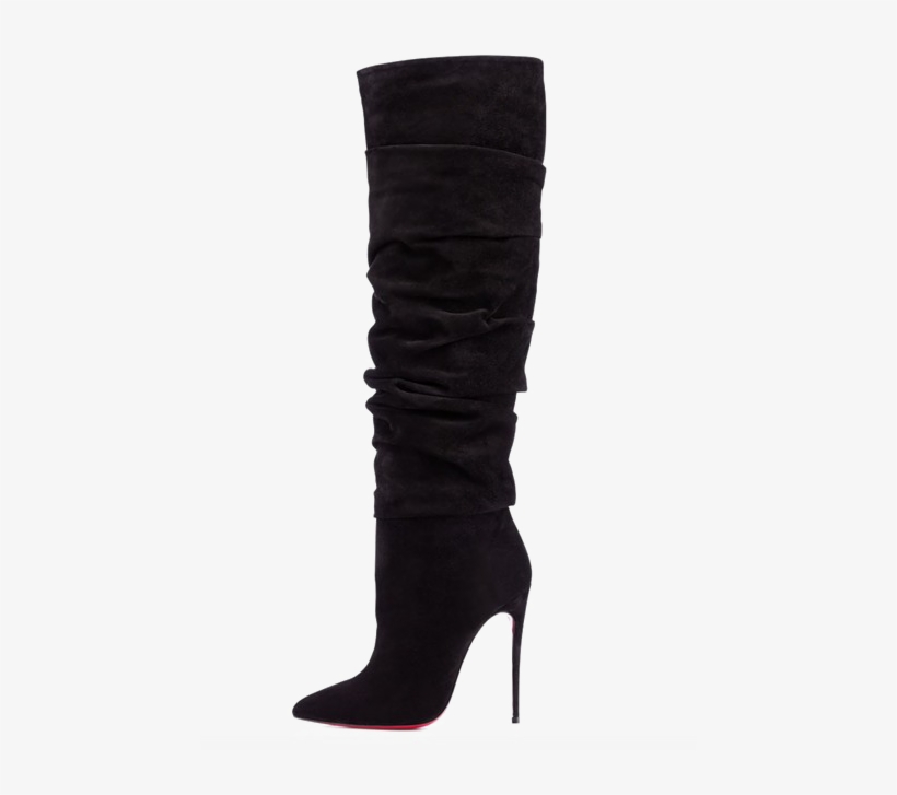 High Heel Boot Transparent Image - Black Heel Boots Png, transparent png download