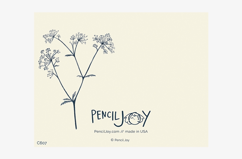 Wild Flowers Thank You Card - Floral Design, transparent png download