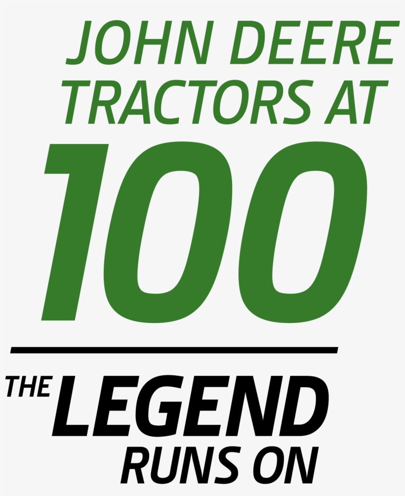 In Pictures Celebrating 100 Years Of John Deere Tractors - John Deere 100 Years, transparent png download