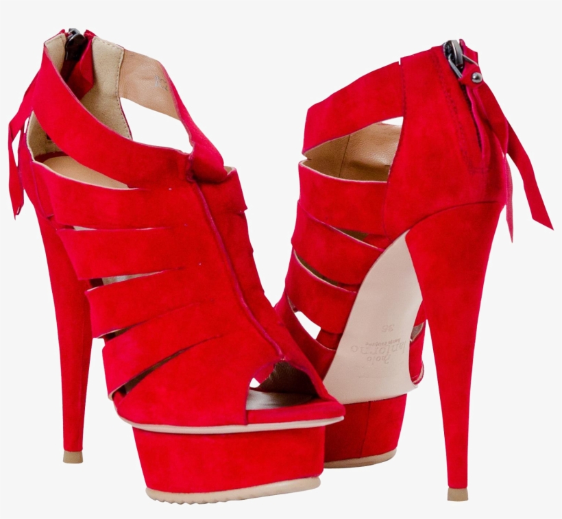 High Heel Sandal Png Image Background - Sandal Png, transparent png download