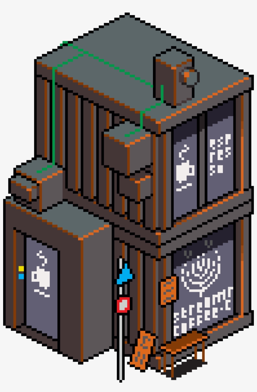 Omotesando Streamer Coffee - Illustration, transparent png download