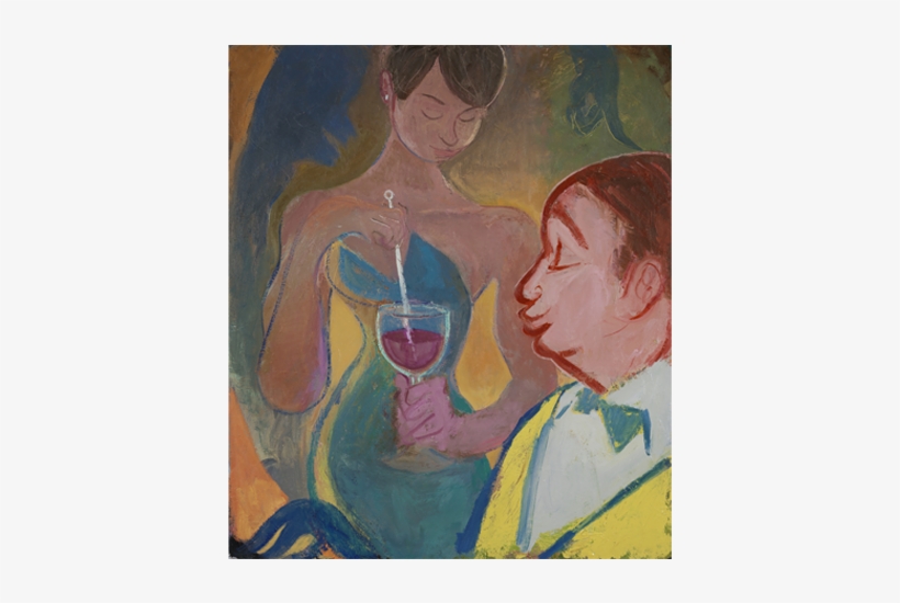 The Merry Widow, 2017, Oil On Canvas, - Modern Art, transparent png download