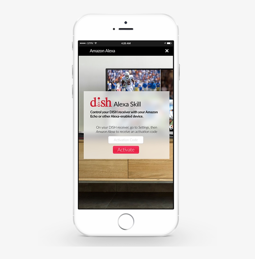 Alexa Skill On Iphone To Control Your Dish Receiver - Hopper, transparent png download