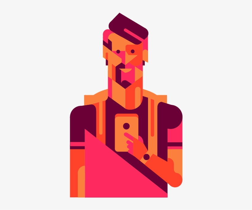 Flat Vector Illustrations On Behance - Flat Vector Illustrations, transparent png download