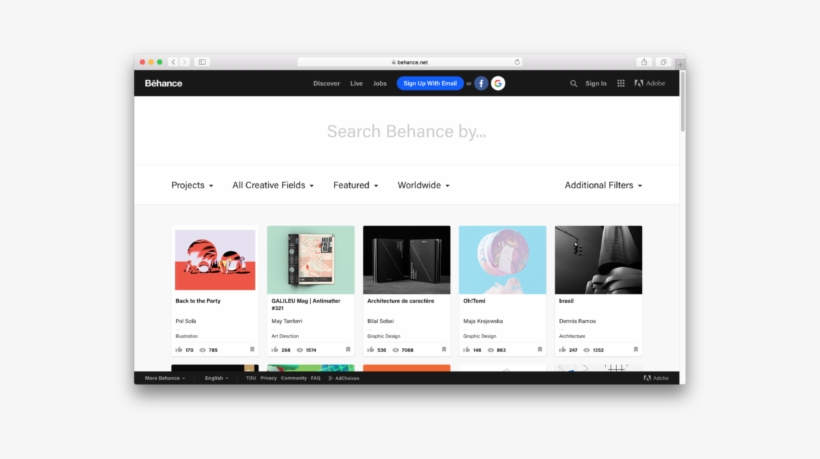Behance Is A Vibrant, Friendly Place Where Designers - Behance, transparent png download