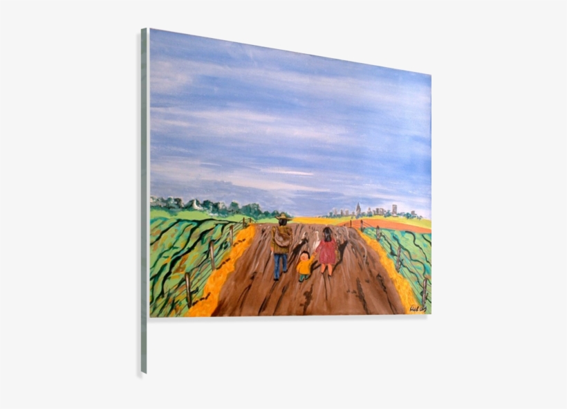 Moving To Town Canvas Print - Painting, transparent png download