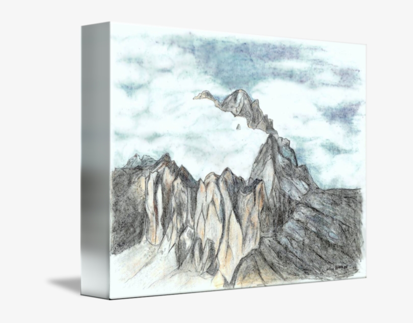 Cliffs Drawing Landform - Drawing, transparent png download