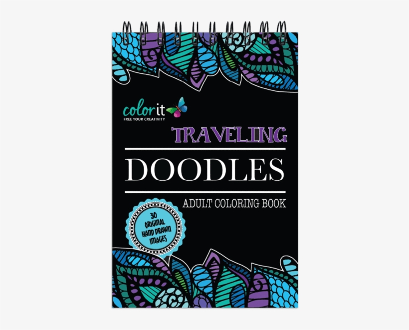 Traveling Doodles Illustrated By Virginia Falkinburg - Coloring Book, transparent png download