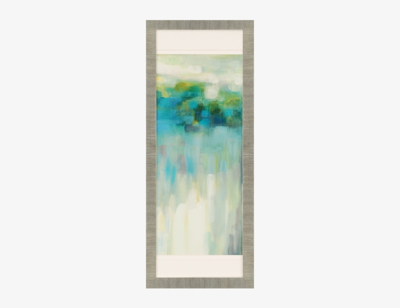 'lights On The Beach' 3 Piece Framed Painting Print, transparent png download