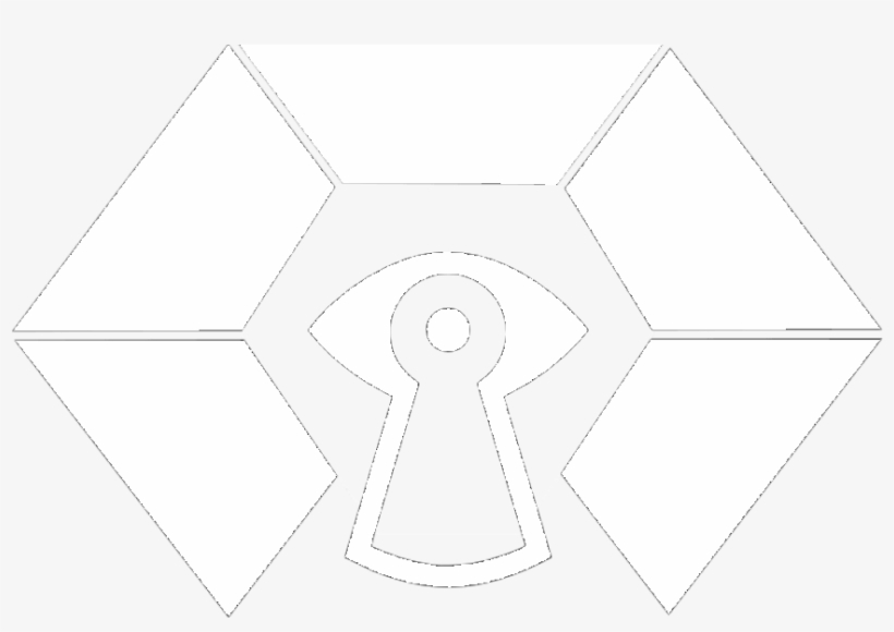 Opticnervelogowhite - Optic Nerve Slender Man, transparent png download