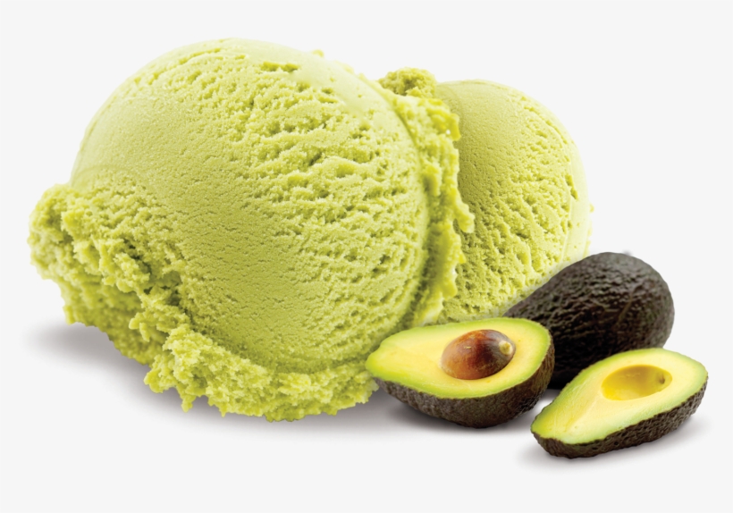 Avocado Ice Cream Scoop, transparent png download