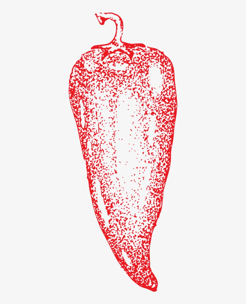 Hand Drawn Chili Transparent Vegetables - Tabasco Pepper, transparent png download