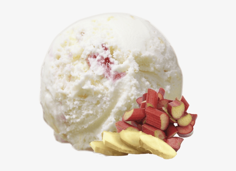 Rhubarb And Ginger Scoop - New Forest Ice Cream Ltd, transparent png download