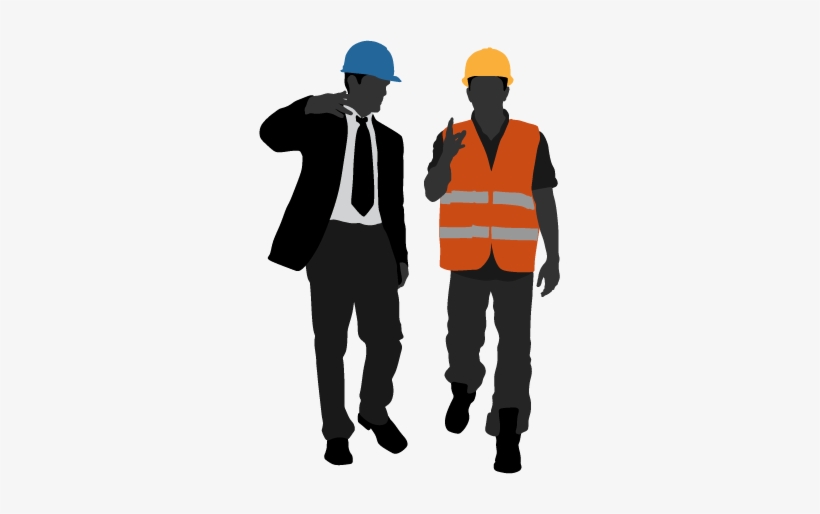 Clip Library About Us Diverse Masonary Coporation Program - Construction Worker Silhouette Walking, transparent png download