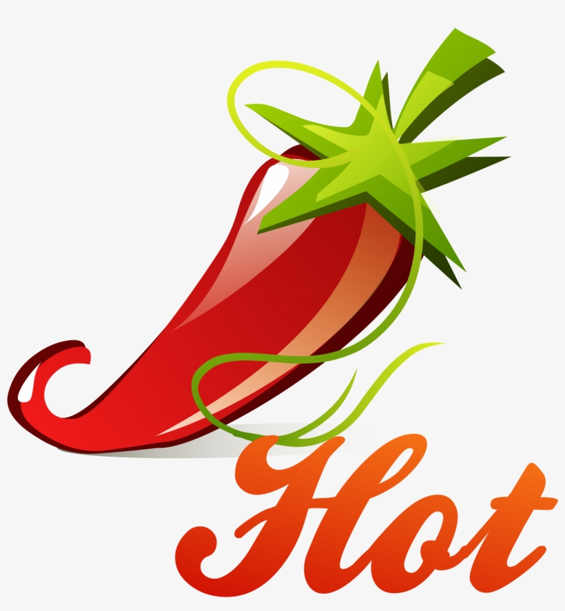 Chili Red Hot Pepper Logo Food 1357924 - Hot Tamale Pepper, transparent png download