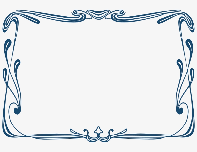 Ephemeride-panneau - Frame Art Nouveau, transparent png download