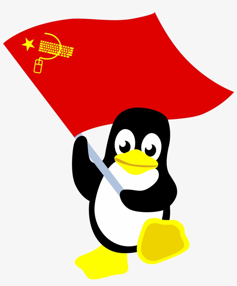 This Free Icons Png Design Of Hacker Commie Tux, transparent png download