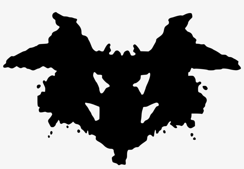The Psychology Ink Blot Test - Psychology Test, transparent png download