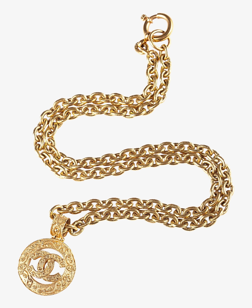 The Gallery For > Golden Chain Png - Necklace, transparent png download