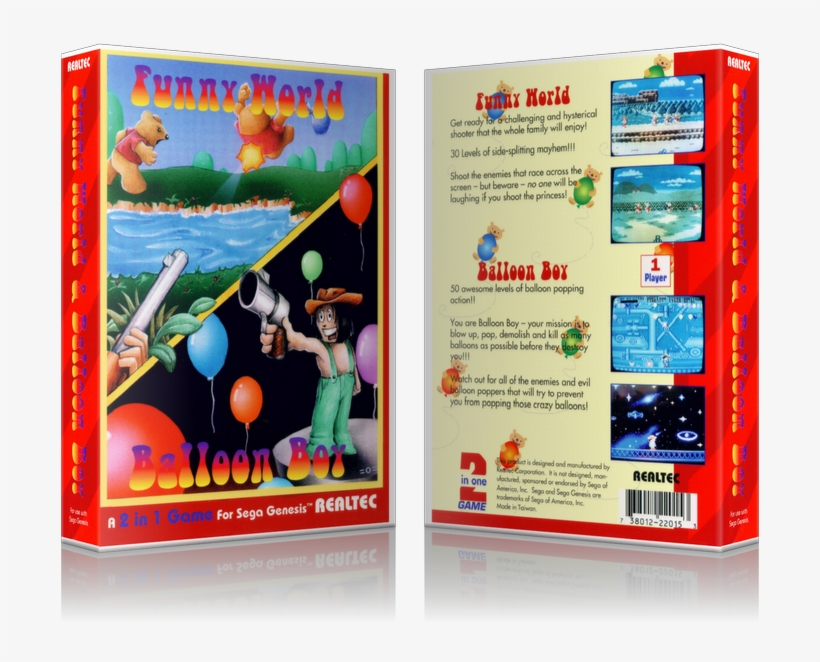 Genesis Funny World And Balloon Boy Sega Megadrive, transparent png download