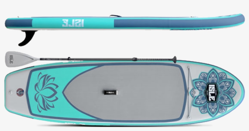 Isle Lotus Inflatable Standup Paddle Board, transparent png download