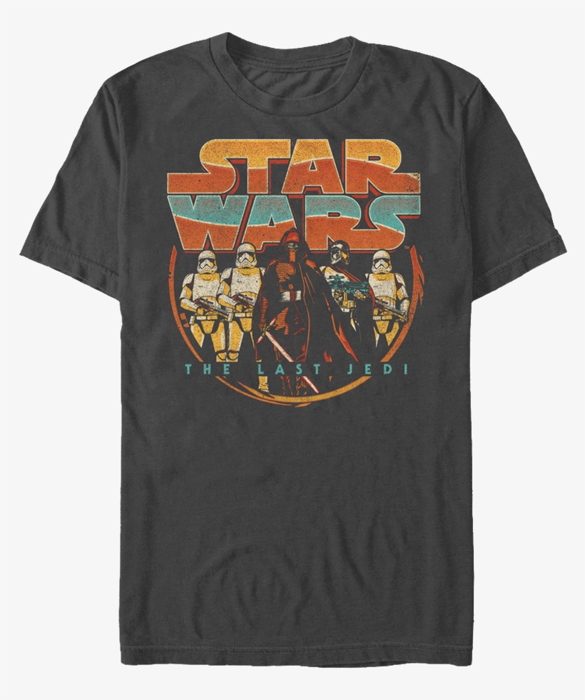 Retro Star Wars The Last Jedi T Shirt, transparent png download