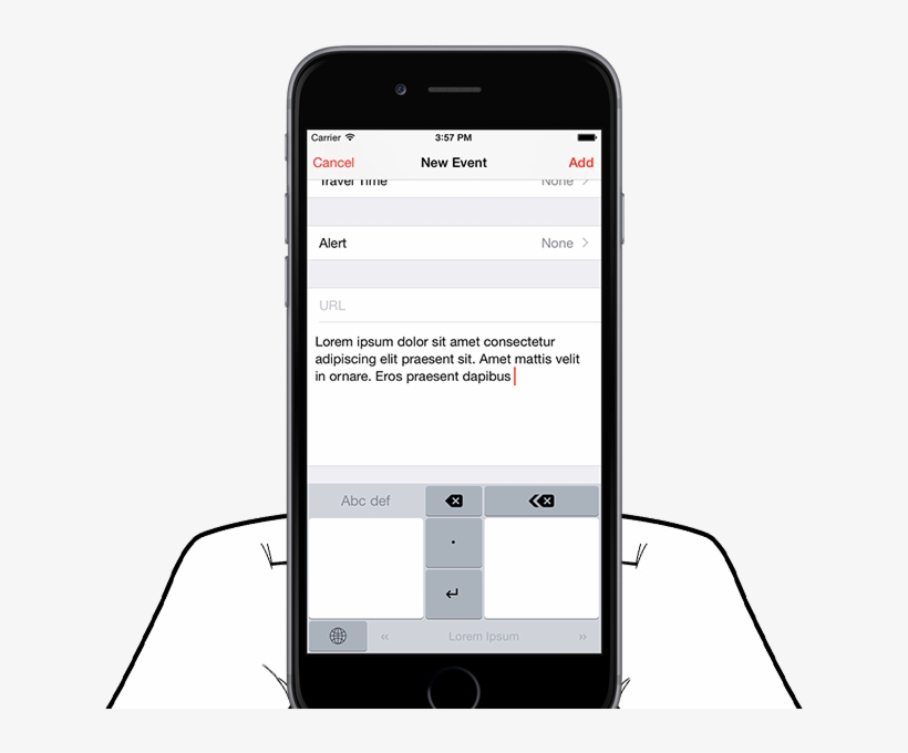 Lorem Ipsum Keyboard For Ios, transparent png download