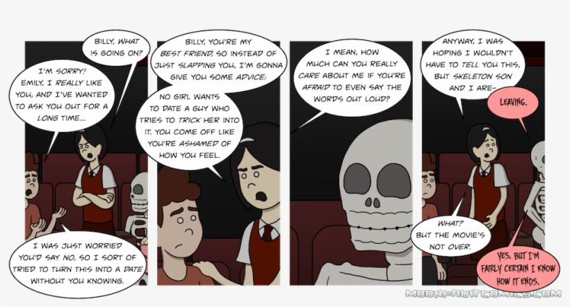 Skeleton Son Doesn't Realize How Cryptic His Last Line, transparent png download