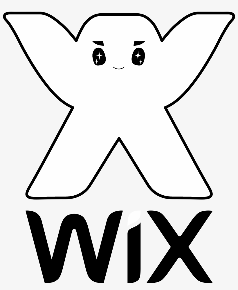 Wix Logo Black And White, transparent png download