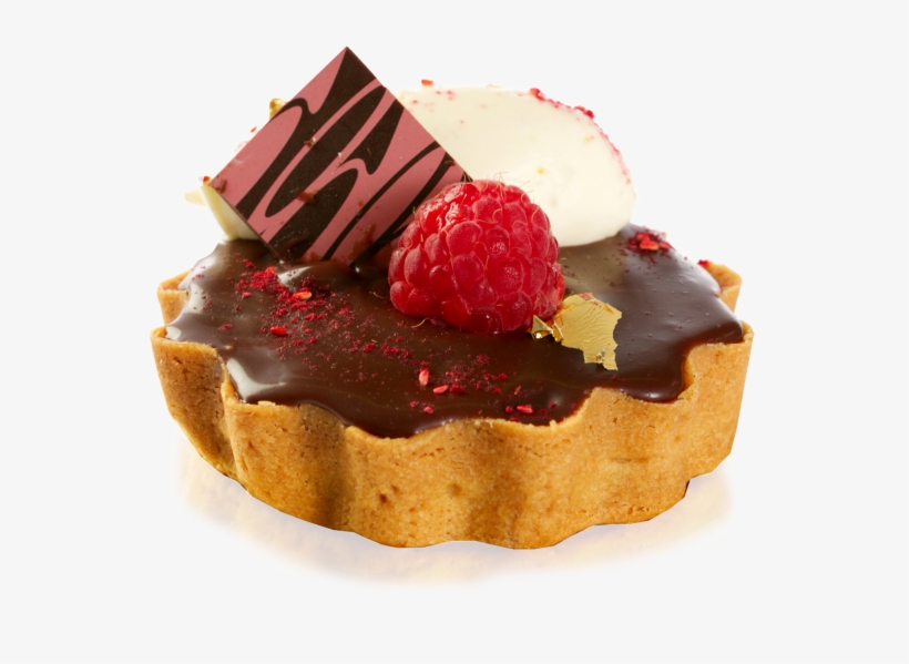 Chocolate & Raspberry Caramel Tart, transparent png download