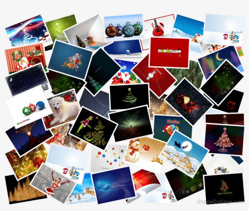Fondo Escritorio Navidad Con Un Collage, transparent png download
