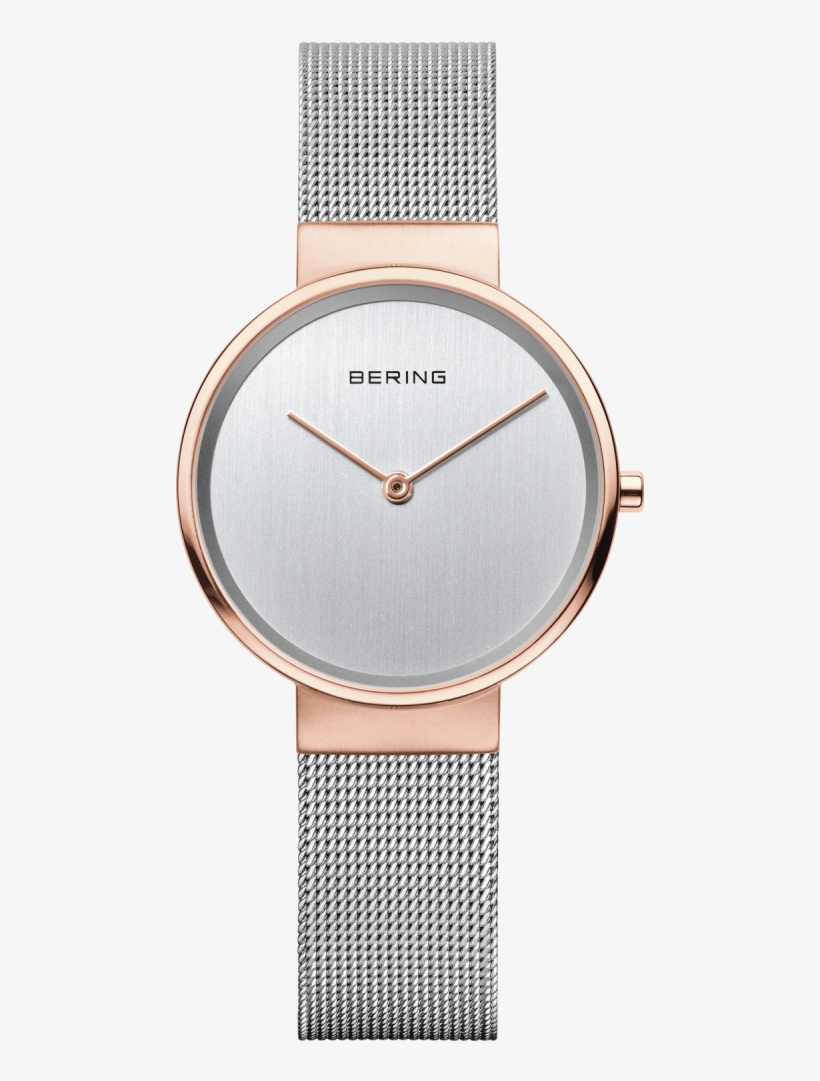 Reloj Minimalista Rosado De Mujer Bering Tienda Online, transparent png download