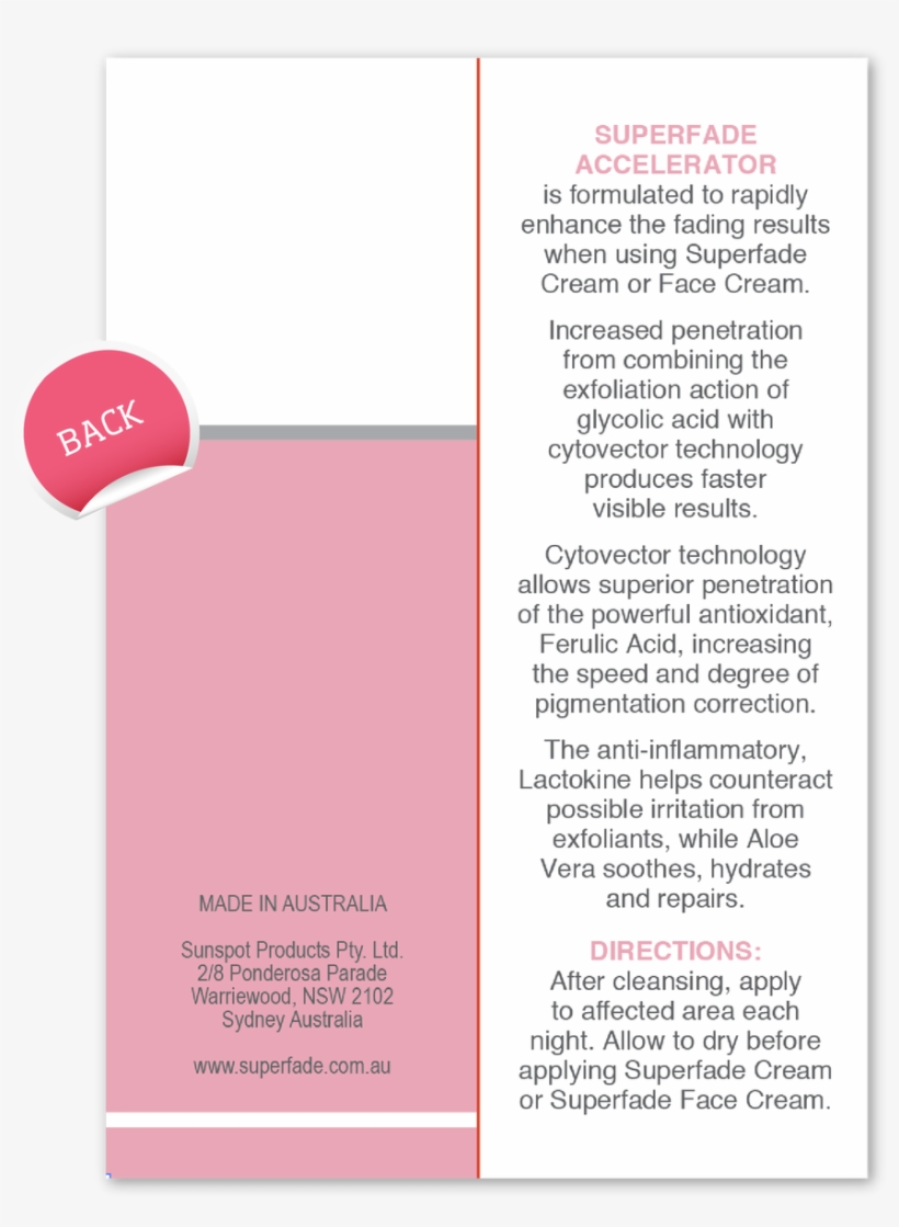 John Plunkett Superfade Accelerator Pack, transparent png download