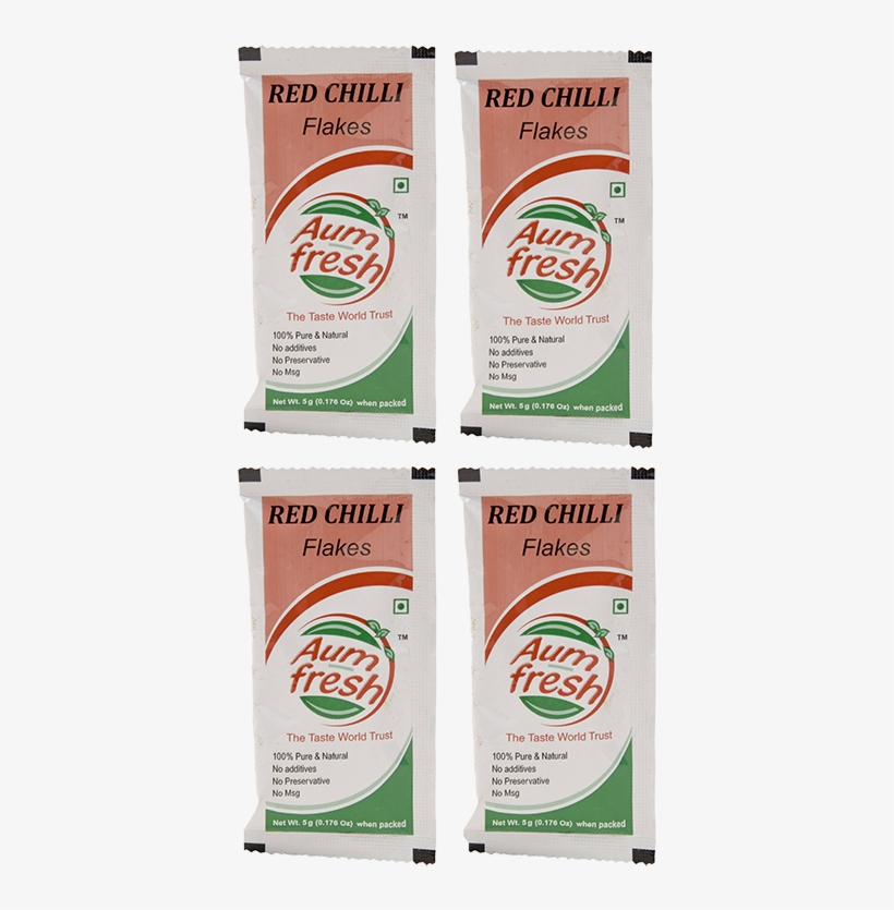 Aum Fresh Pack Of 4 Red Chilli Flakes, transparent png download