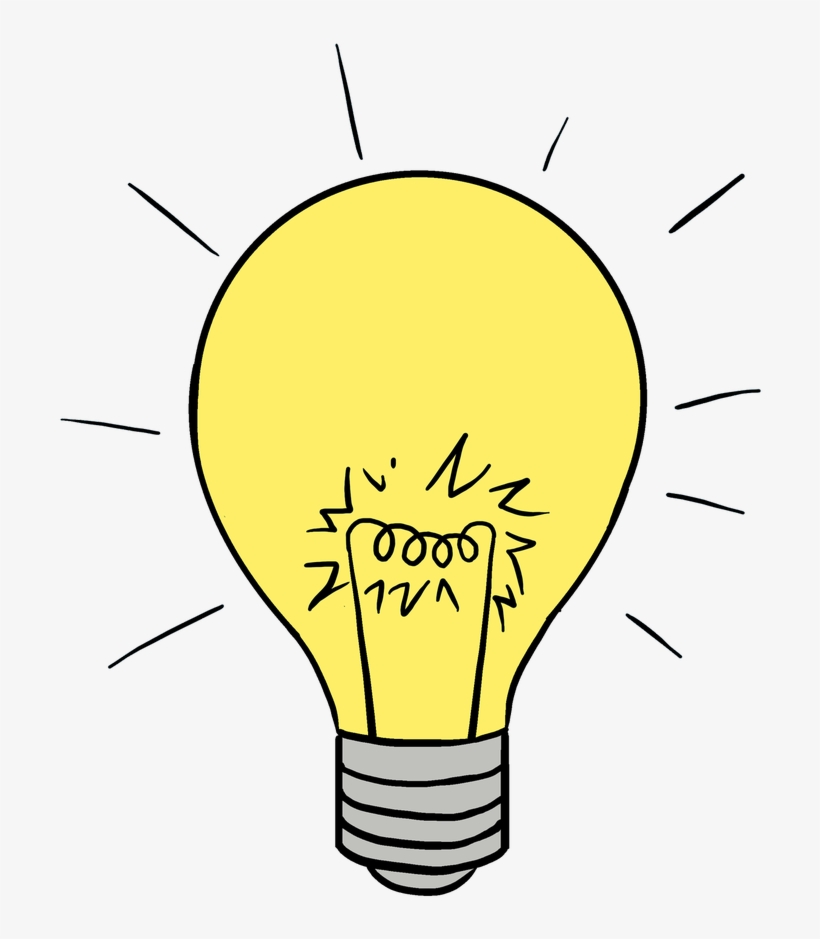 Easy Drawing Guides On Twitter - Bulb Easy Drawing, transparent png download